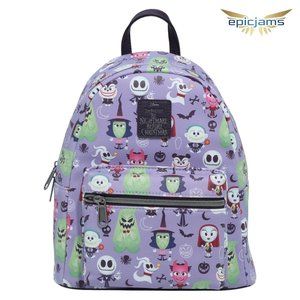 Loungefly The Nightmare Before Christmas Chibi Characters Mini Backpack